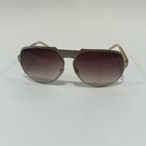 NWOT Alexander McQueen Gold Aviator Sunglasses